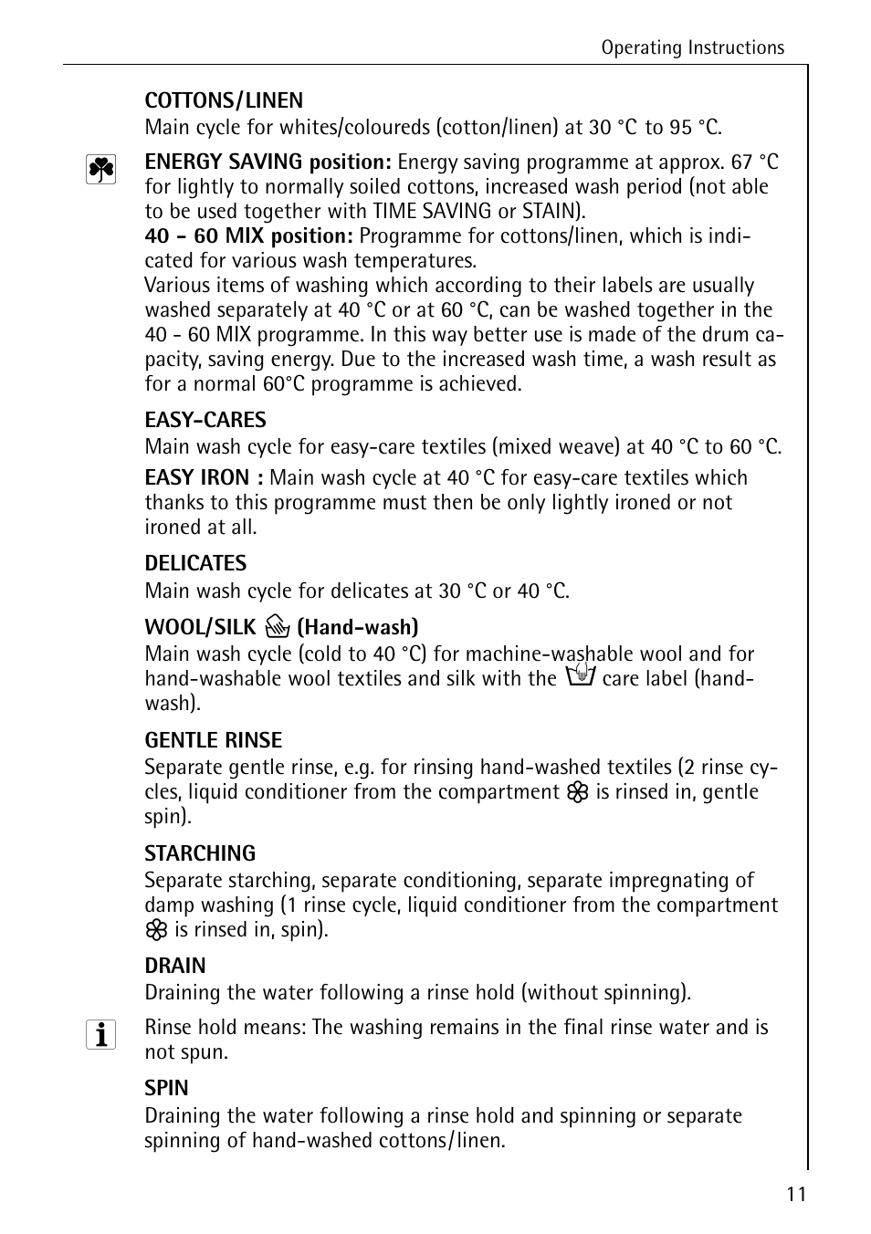 Electrolux 76669 User Manual | Page 11 / 56