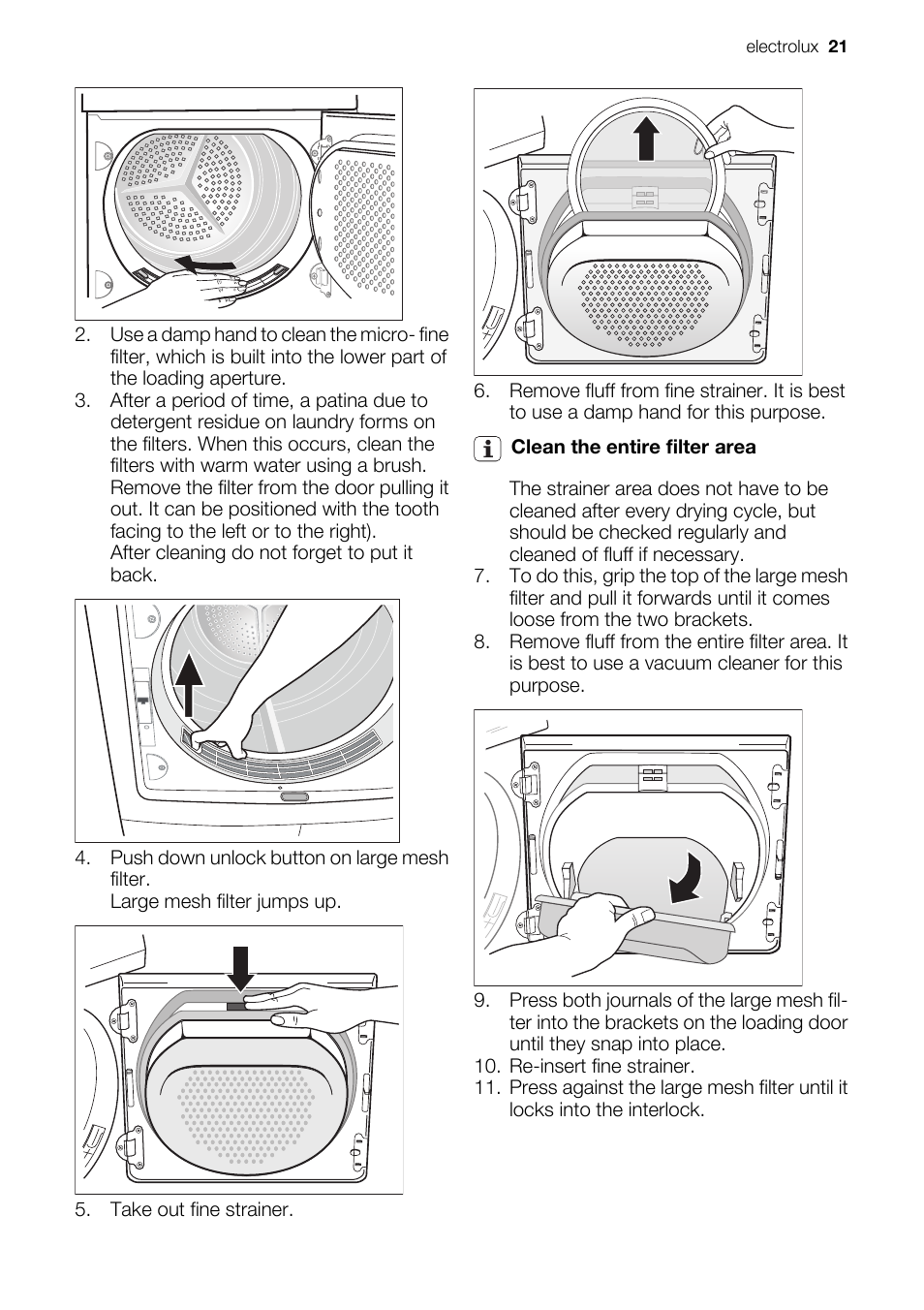 Electrolux PRO STEAM TK SL5 E User Manual | Page 21 / 32