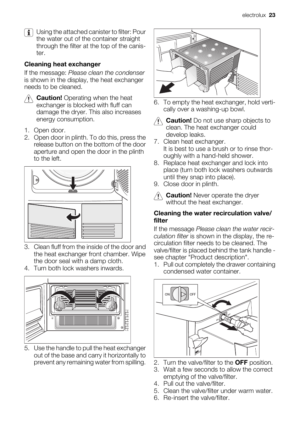 Electrolux PRO STEAM TK SL5 E User Manual | Page 23 / 32