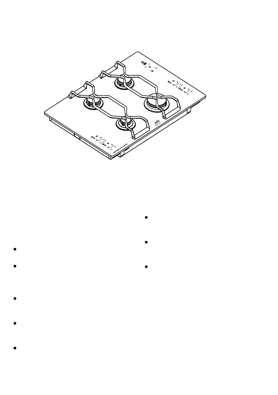 The innovative features of your gas hob | Electrolux 79902G User Manual | Page 2 / 44