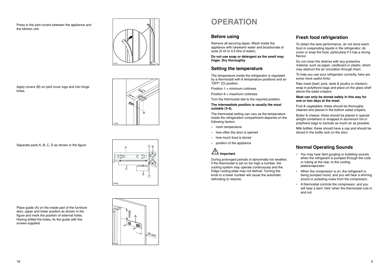 Operation | Electrolux ZI9235 User Manual | Page 5 / 20