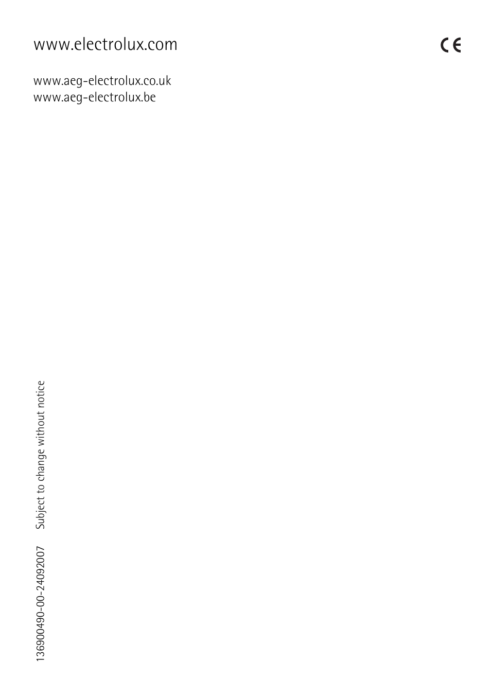 Electrolux 58840R User Manual | Page 44 / 44