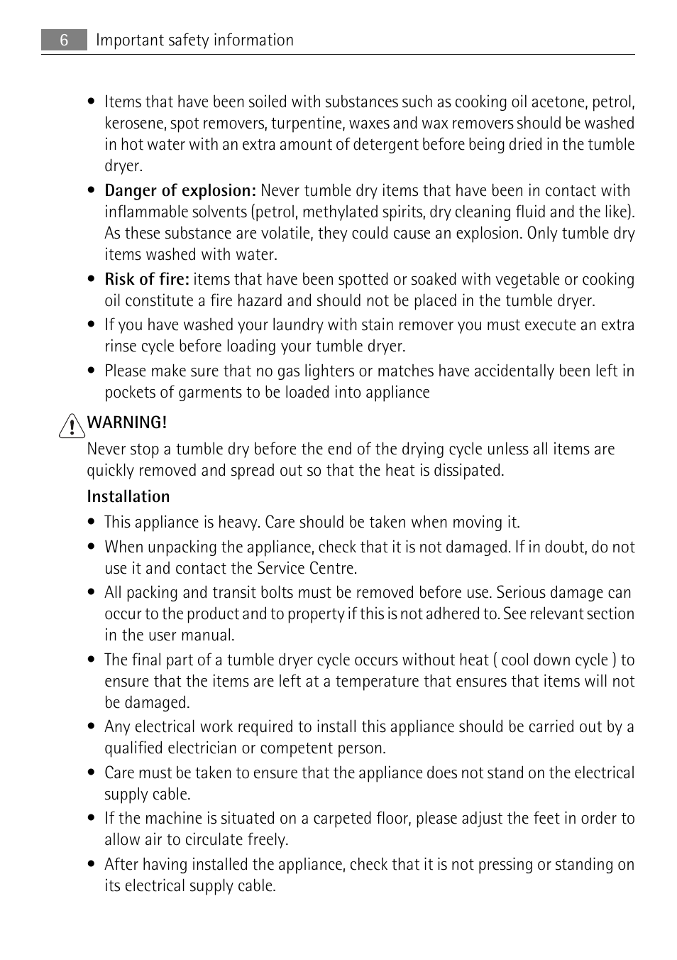 Electrolux 58840R User Manual | Page 6 / 44