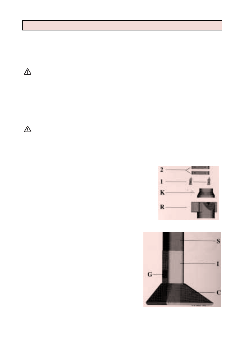 Installing the cooker hood | Electrolux EFC 630 User Manual | Page 11 / 20