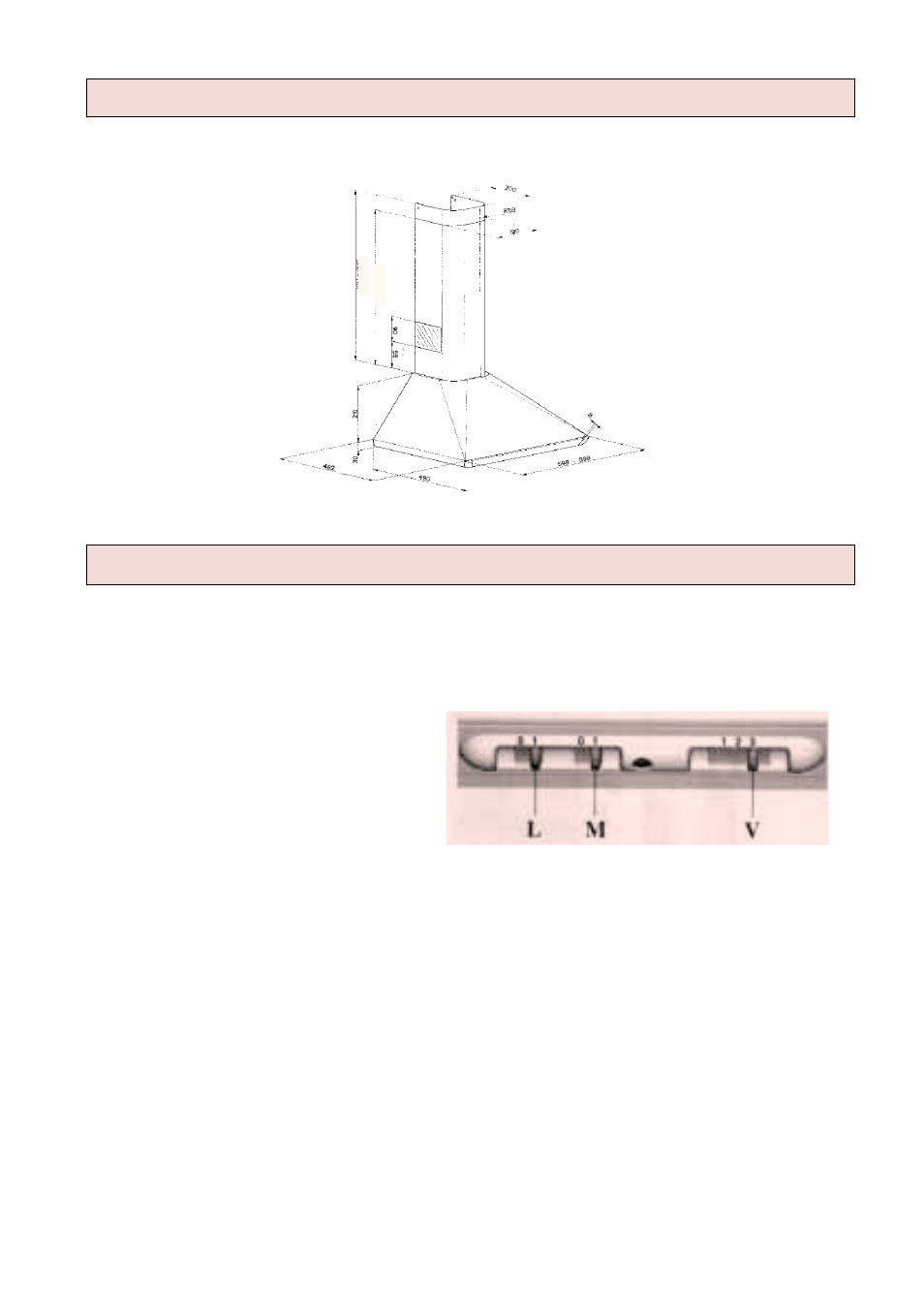 Your appliance operating instructions, Cooker hood controls, Worktop lighting | Fan control | Electrolux EFC 630 User Manual | Page 4 / 20