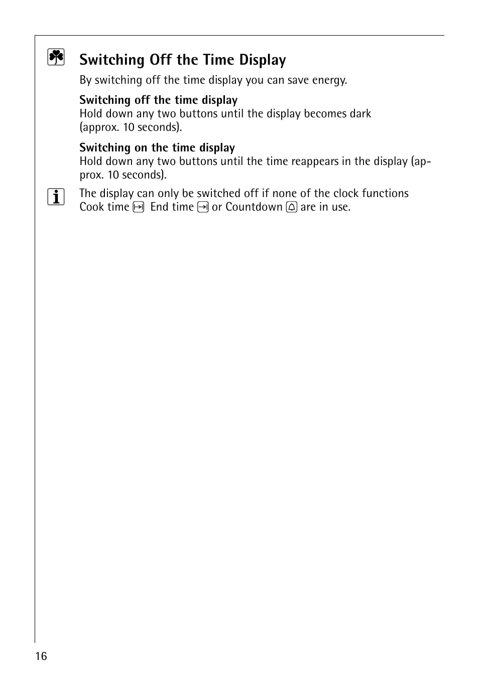 Electrolux B3101-4 User Manual | Page 16 / 48