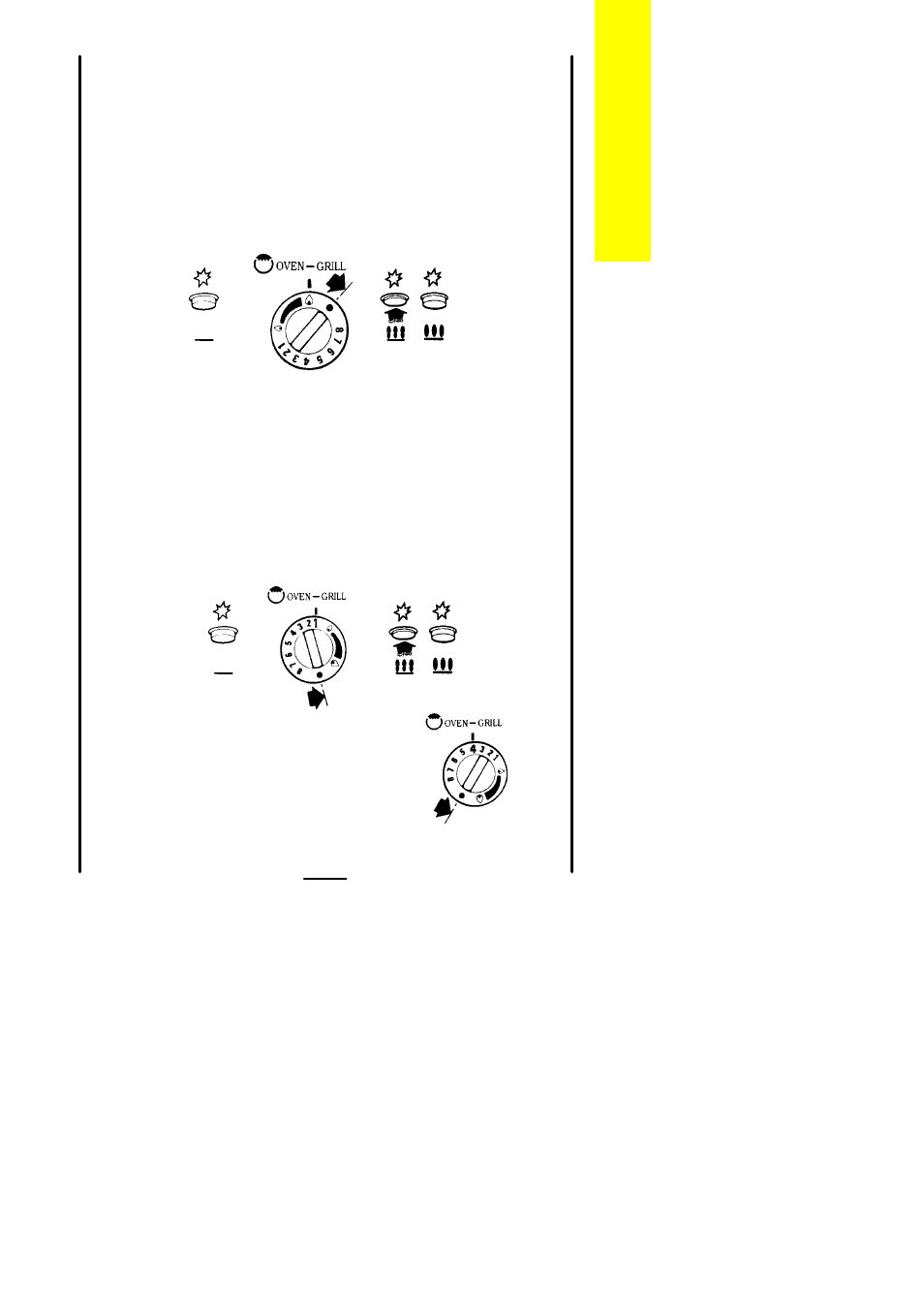 Grill/second oven, Grill, Second oven | Electrolux 55 GLXA User Manual | Page 5 / 44