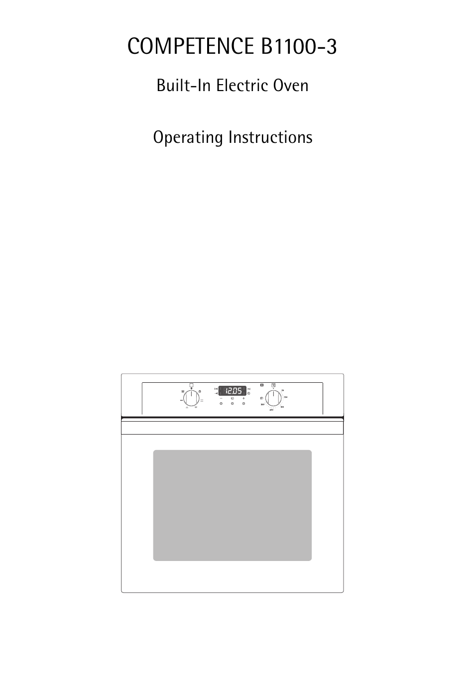 Electrolux COMPETENCE B1100-3 User Manual | 44 pages