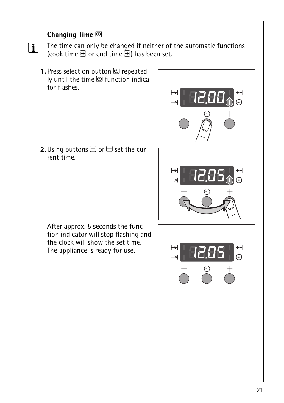 Electrolux COMPETENCE B1100-3 User Manual | Page 21 / 44