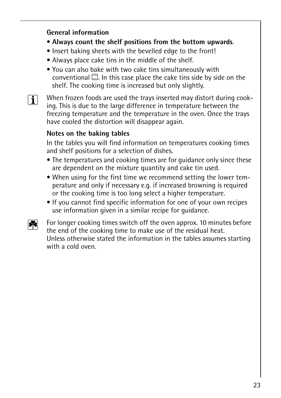 Electrolux COMPETENCE B1100-3 User Manual | Page 23 / 44