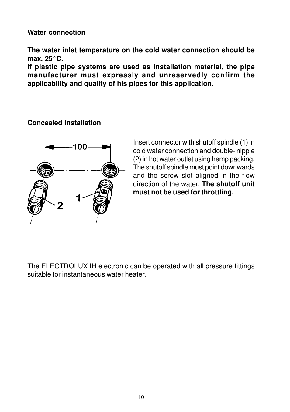 Electrolux ELECTRONIC BASIC IH 18 User Manual | Page 10 / 20