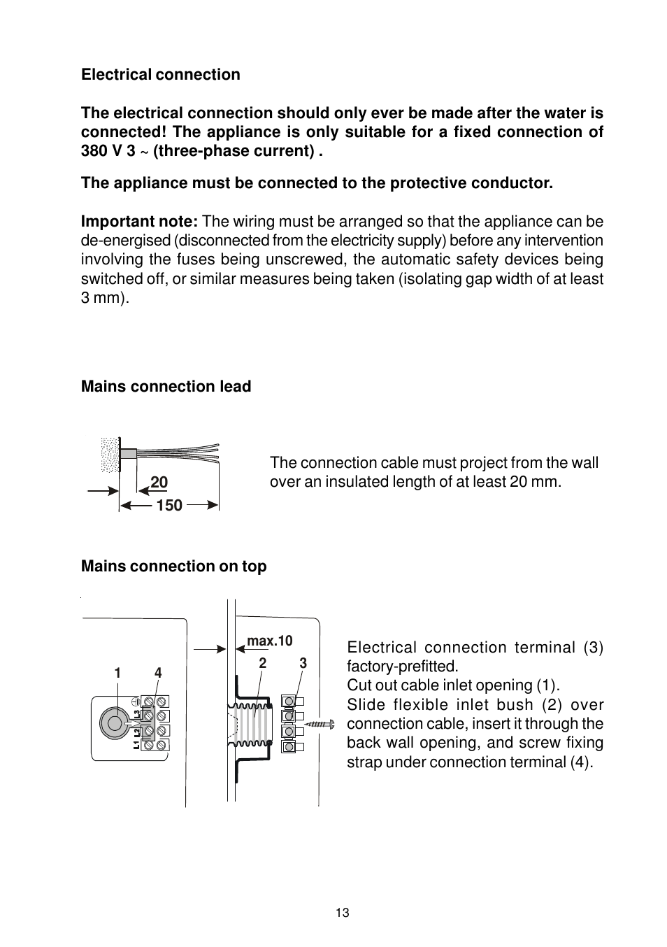 Electrolux ELECTRONIC BASIC IH 18 User Manual | Page 13 / 20