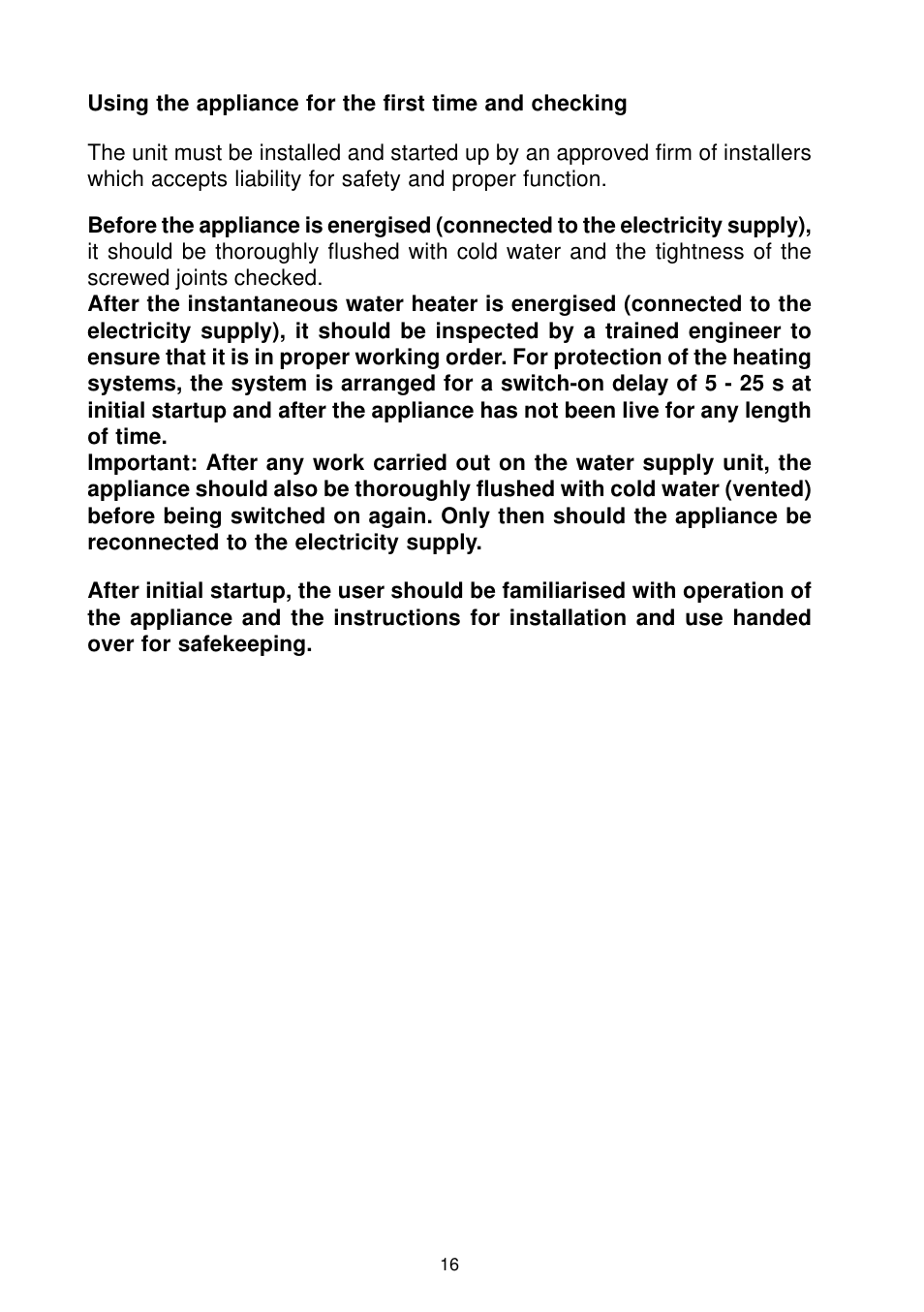 Electrolux ELECTRONIC BASIC IH 18 User Manual | Page 16 / 20