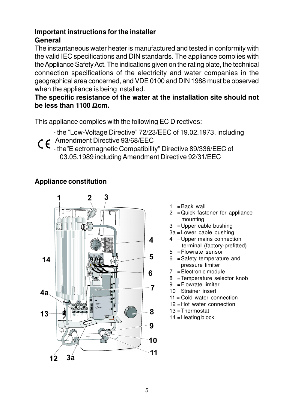 Electrolux ELECTRONIC BASIC IH 18 User Manual | Page 5 / 20