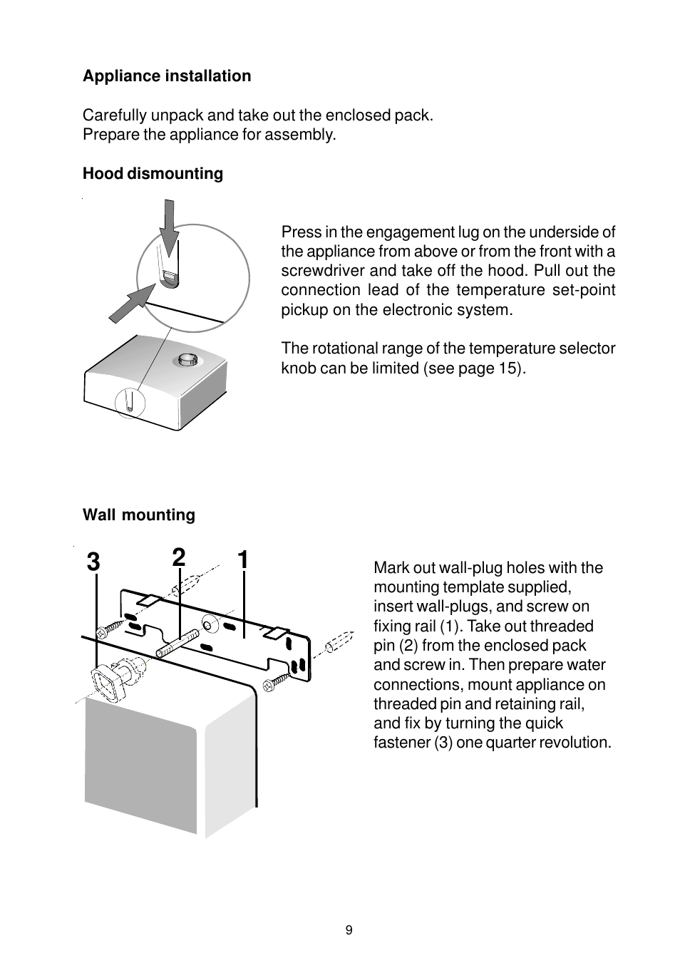 Electrolux ELECTRONIC BASIC IH 18 User Manual | Page 9 / 20
