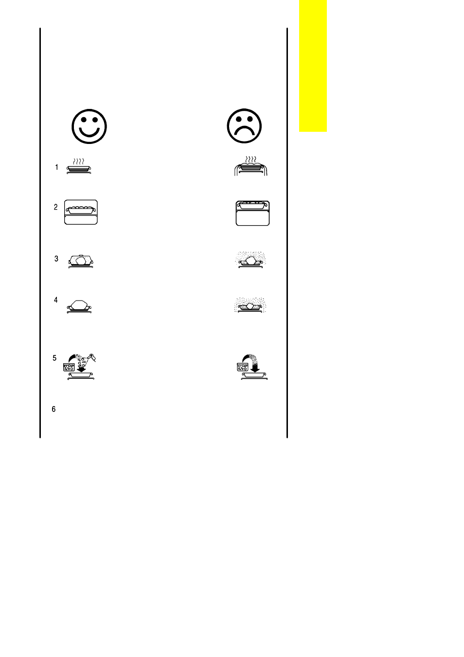 The top oven, The main oven | Electrolux 55GX3 User Manual | Page 25 / 48