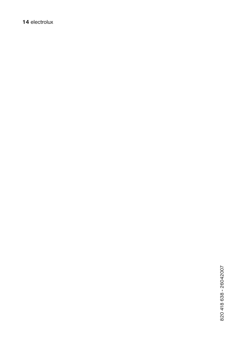 Electrolux ECN 30104 W User Manual | Page 14 / 16