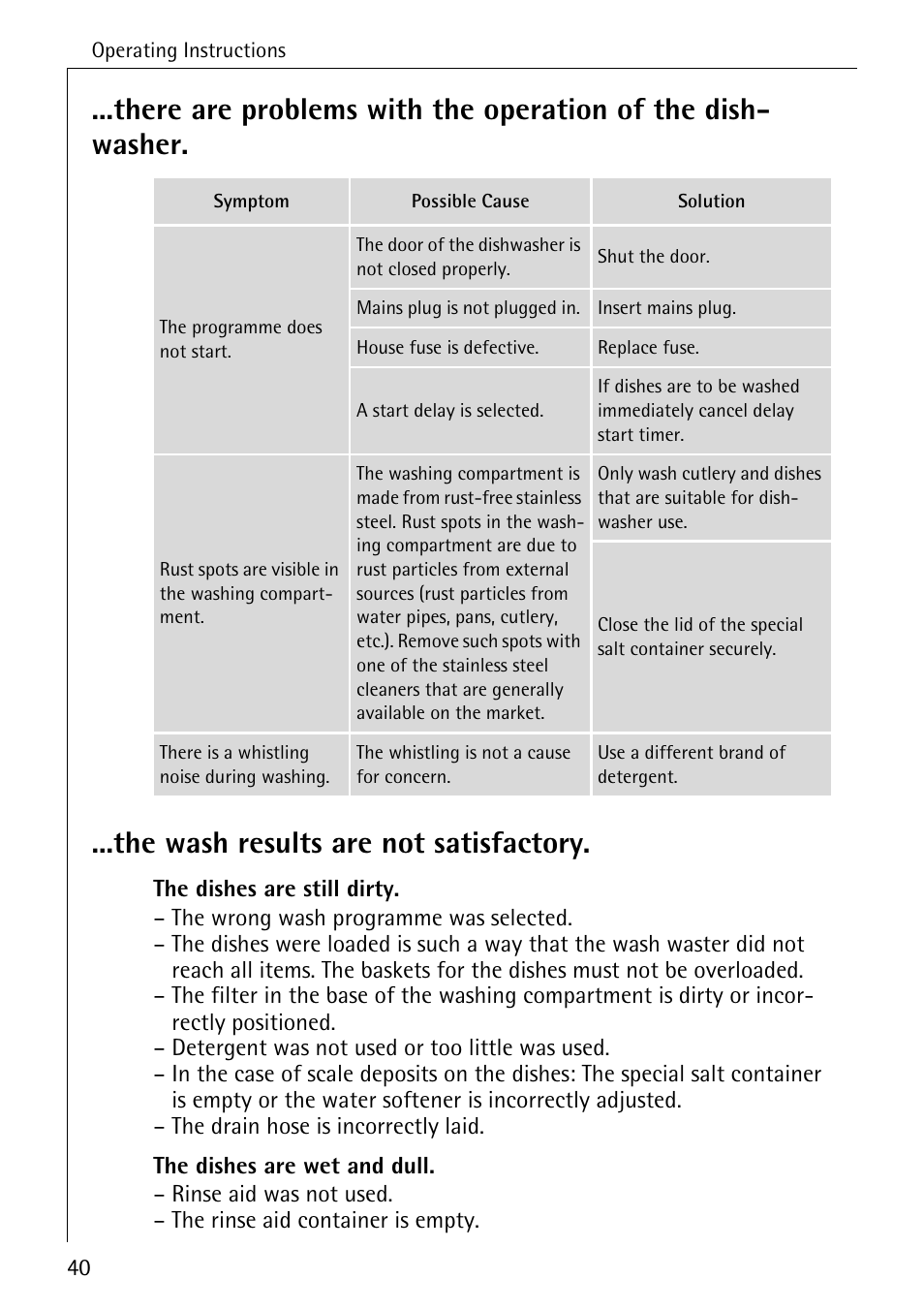 Electrolux 86070 VI User Manual | Page 40 / 52