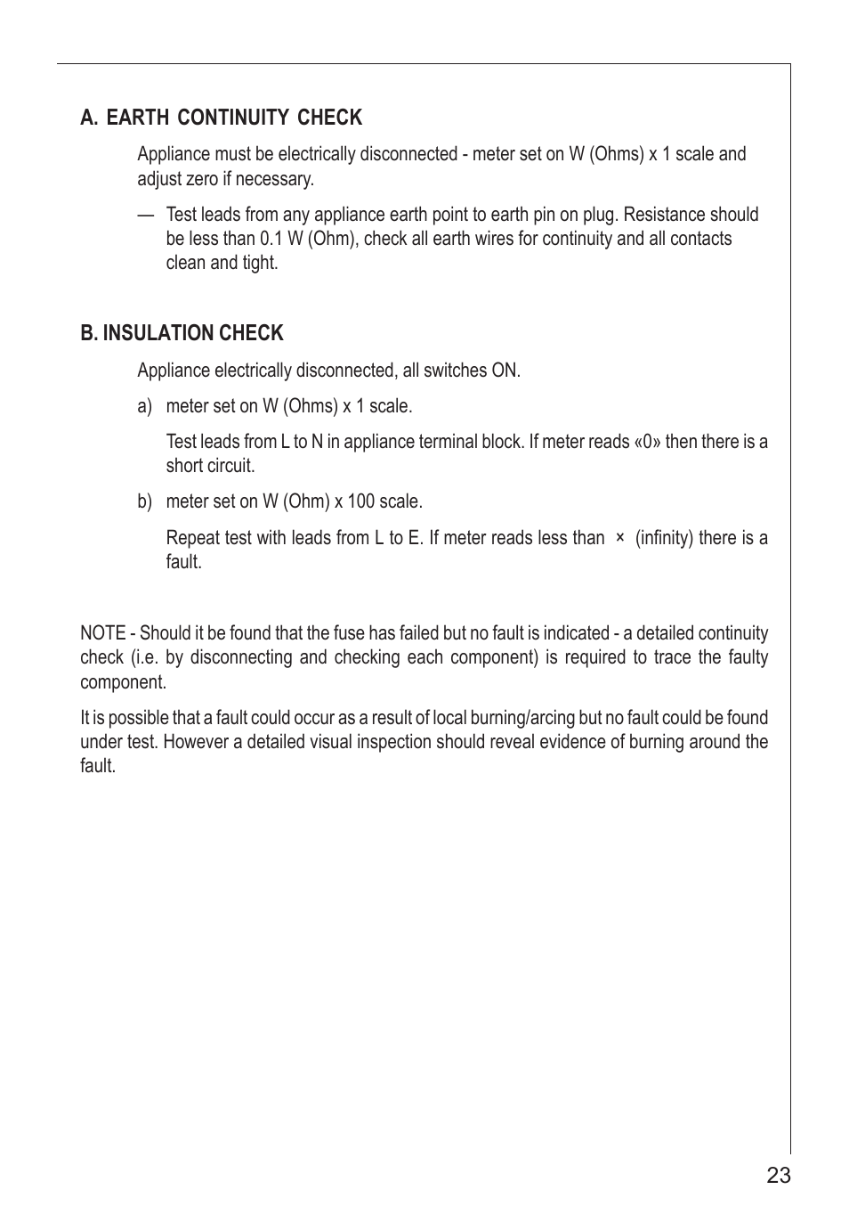 Electrolux 61502 G User Manual | Page 23 / 28