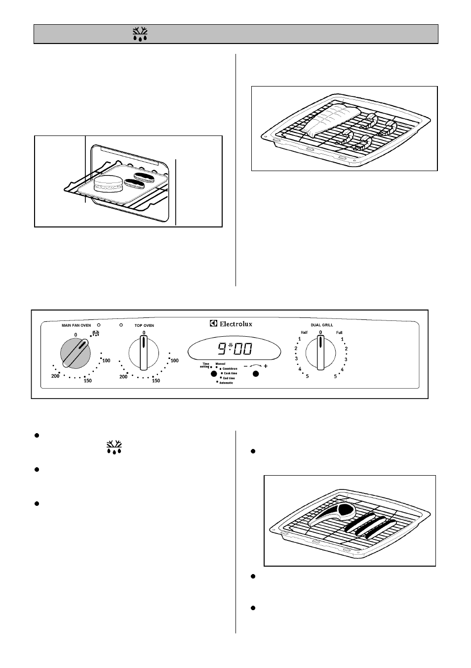 Defrosting | Electrolux 985 User Manual | Page 25 / 36