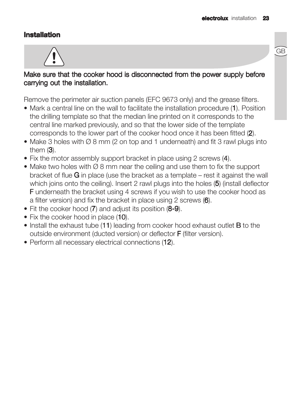 Electrolux U31180 EFC 9670-6670 User Manual | Page 23 / 80