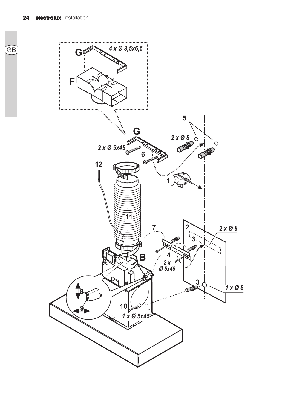 Bg f | Electrolux U31180 EFC 9670-6670 User Manual | Page 24 / 80