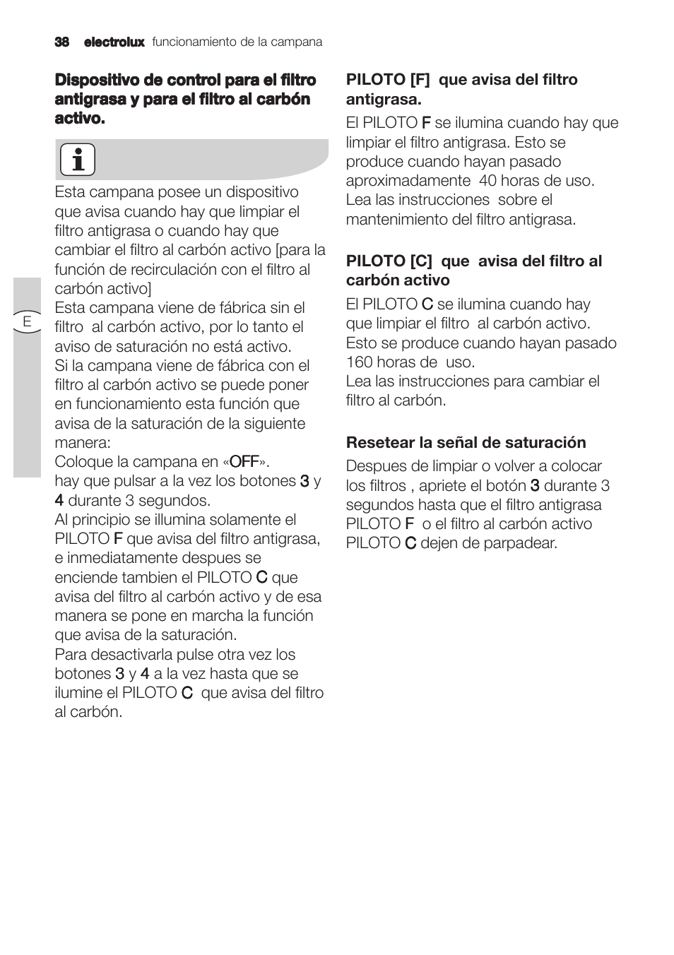 Electrolux U31180 EFC 9670-6670 User Manual | Page 38 / 80