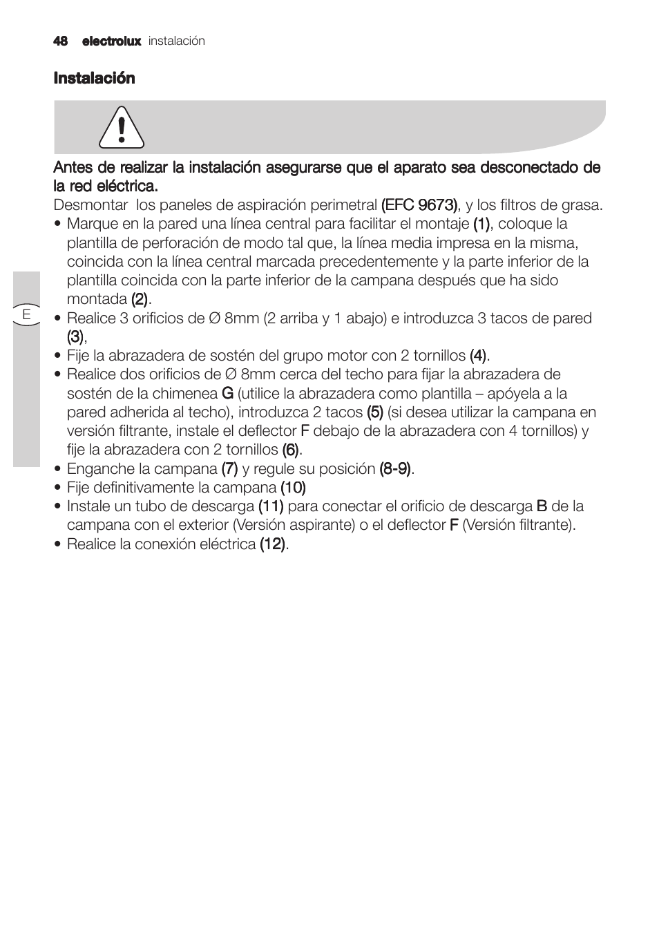 Electrolux U31180 EFC 9670-6670 User Manual | Page 48 / 80