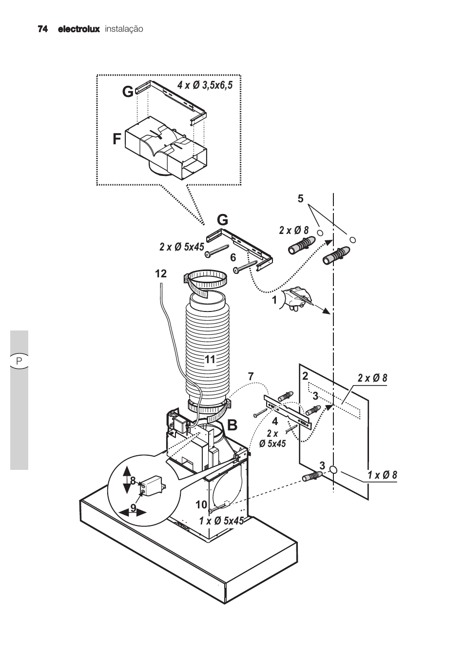Bg f | Electrolux U31180 EFC 9670-6670 User Manual | Page 74 / 80