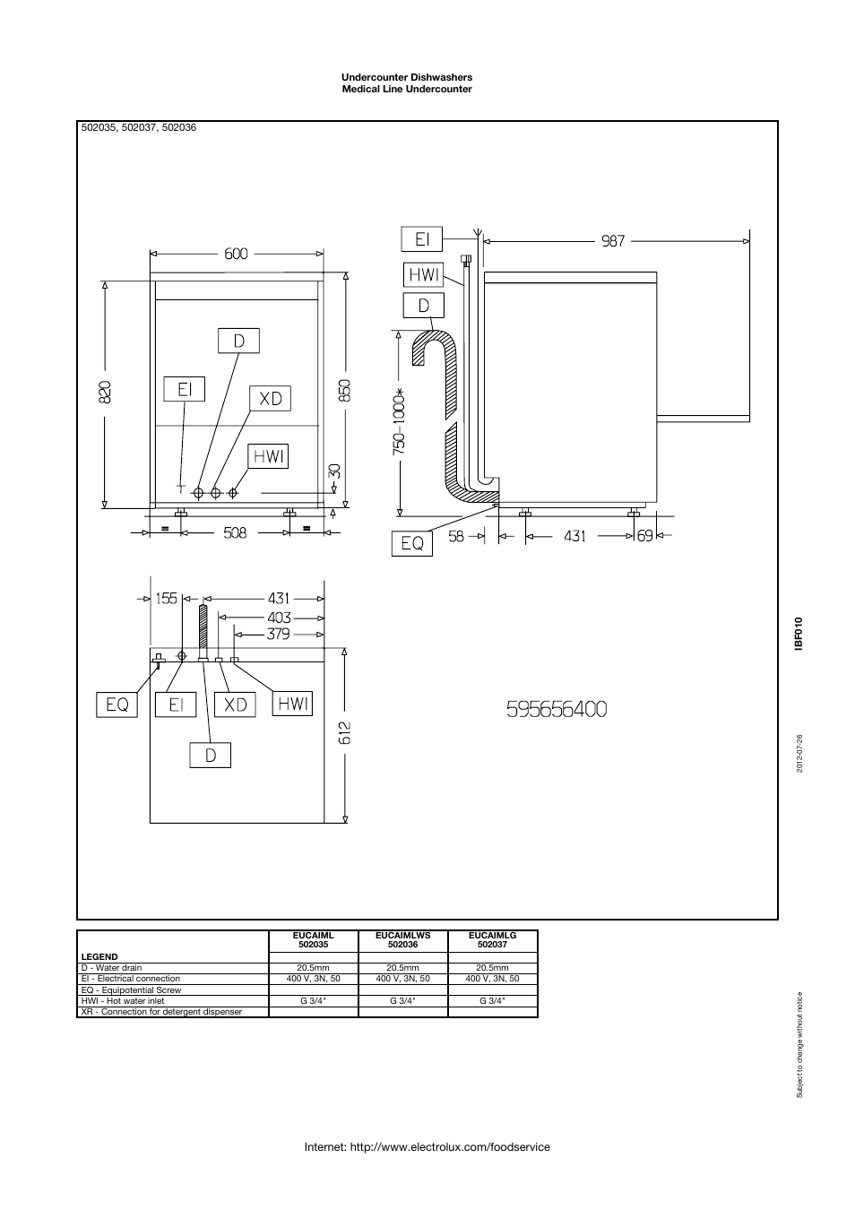 Electrolux 502036 User Manual | Page 4 / 4