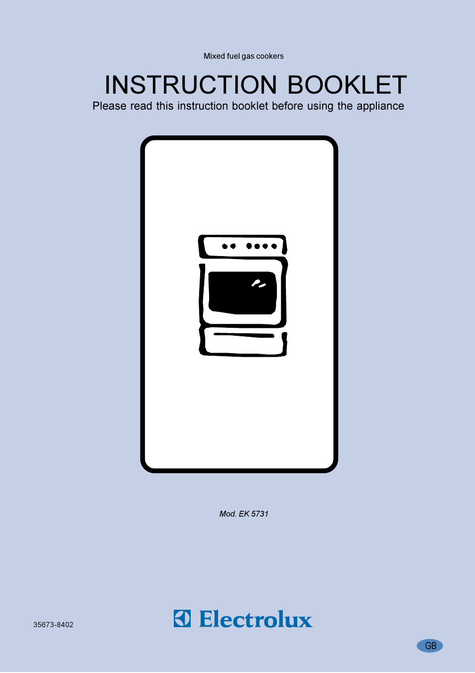 Electrolux EK 5731 User Manual | 24 pages