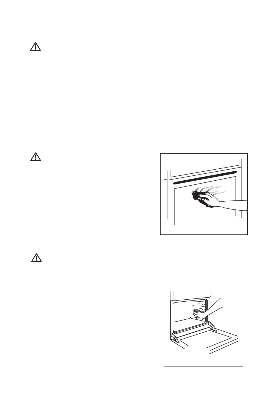 Cleaning the oven | Electrolux CSIG 503 W User Manual | Page 14 / 27