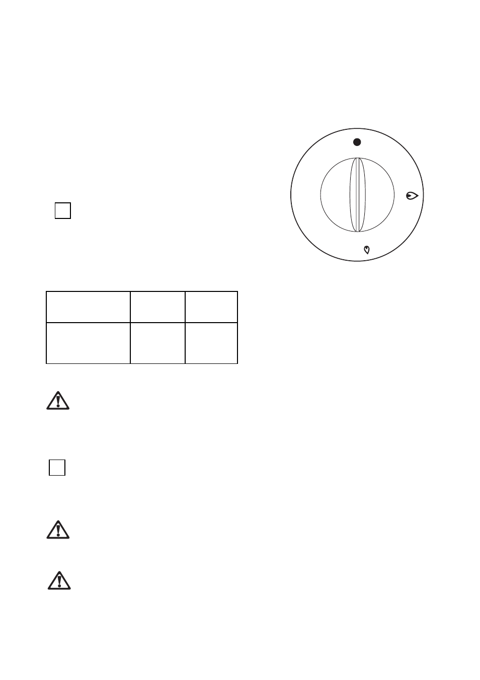 Operation, Hob burners | Electrolux CSIG 503 W User Manual | Page 6 / 27