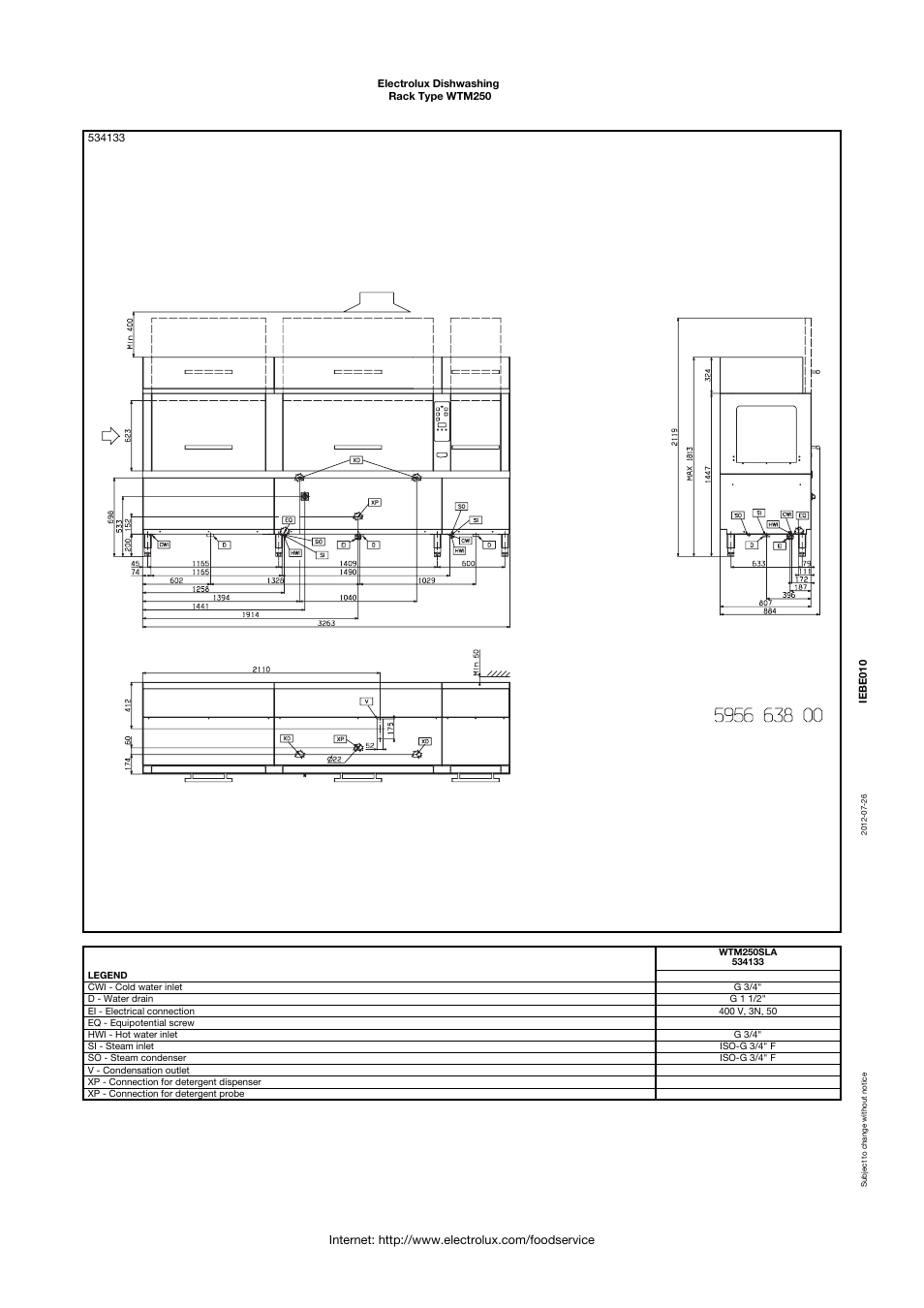 Electrolux 534132 User Manual | Page 6 / 6