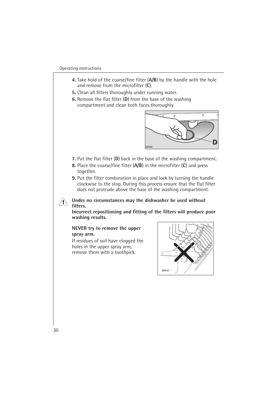 Electrolux 54850 S User Manual | Page 30 / 48