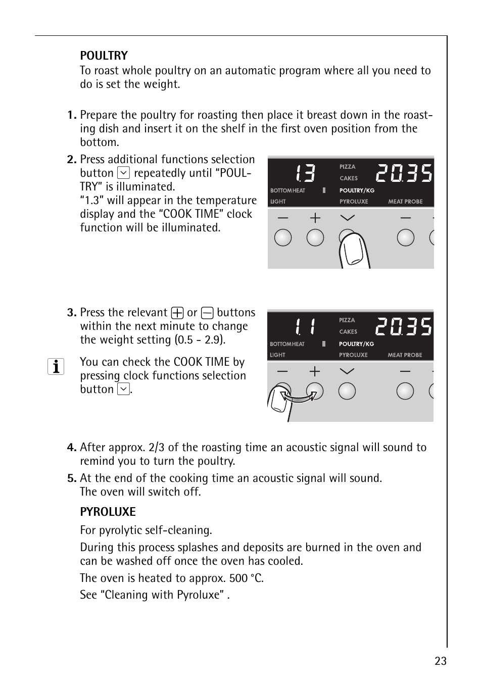 Electrolux B8140-1 User Manual | Page 23 / 72