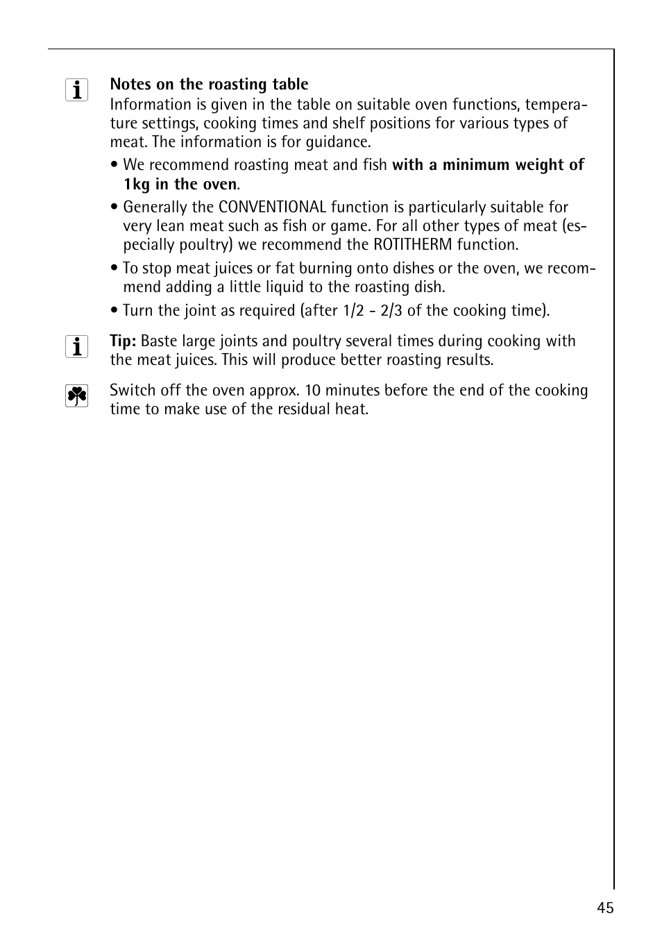 Electrolux B8140-1 User Manual | Page 45 / 72