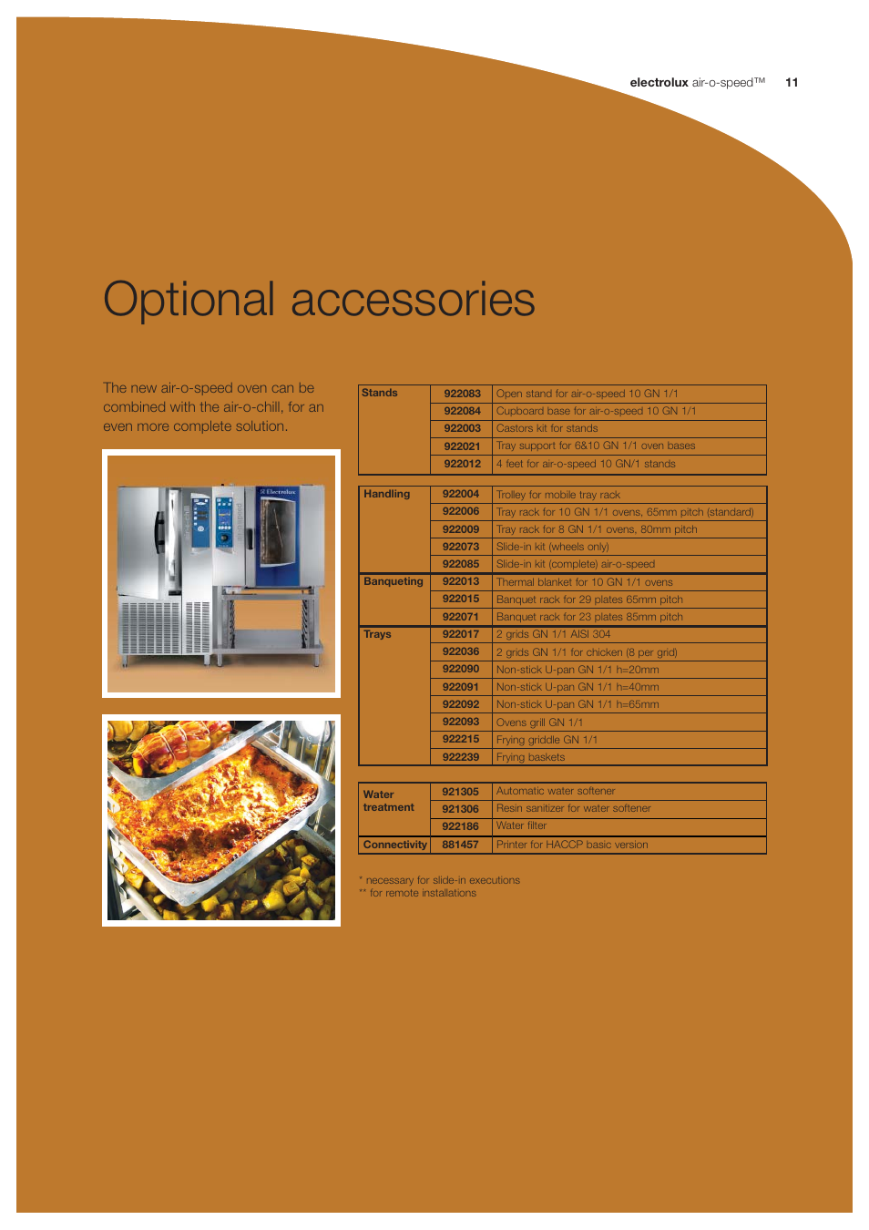 Optional accessories | Electrolux Air-O-Speed 922084 User Manual | Page 11 / 12