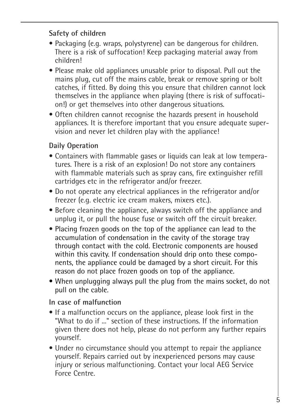 Electrolux 1683-7 TK User Manual | Page 5 / 28