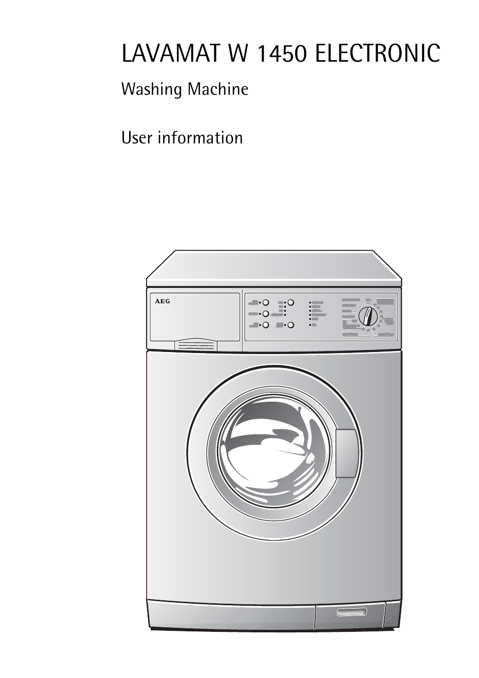 Electrolux W 1450 User Manual | 52 pages