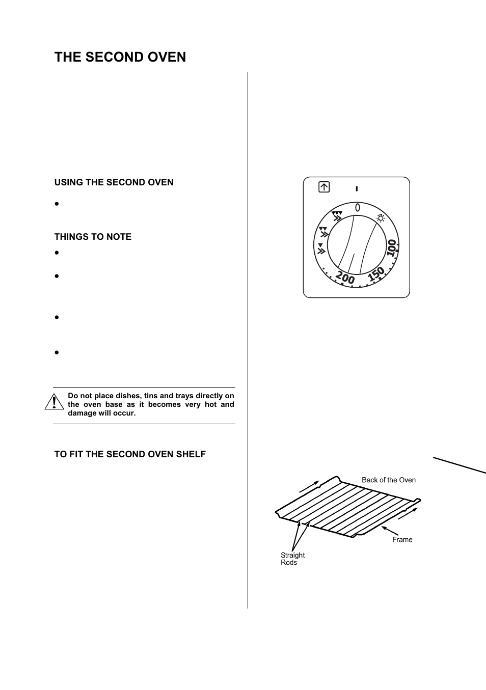 The second oven | Electrolux D77000 User Manual | Page 14 / 44