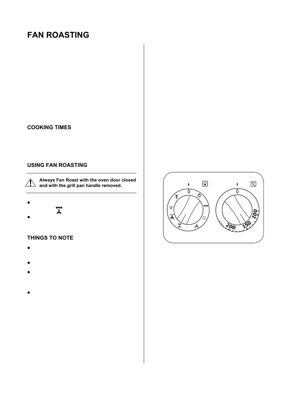 Fan roasting | Electrolux D77000 User Manual | Page 25 / 44