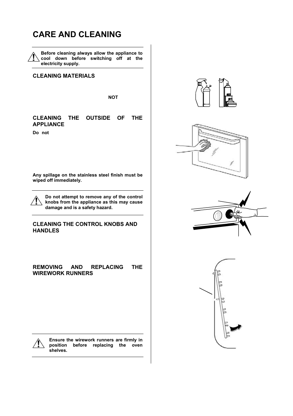 Care and cleaning | Electrolux D77000 User Manual | Page 30 / 44