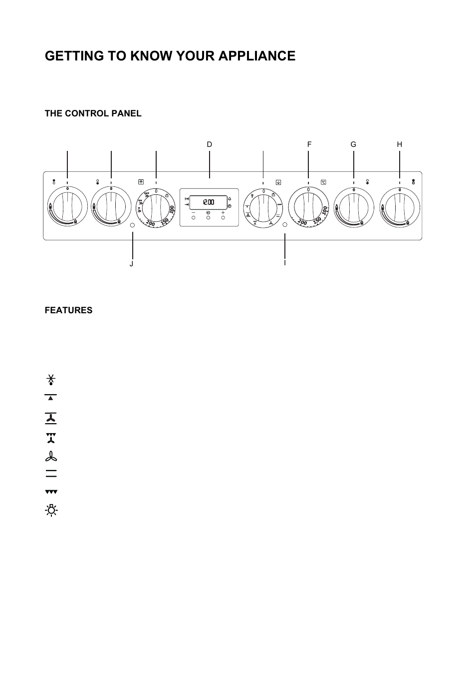 Getting to know your appliance | Electrolux D77000 User Manual | Page 5 / 44