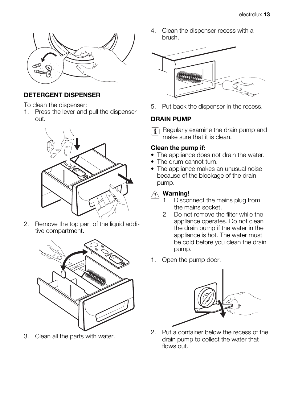 Electrolux EWS 125410 A User Manual | Page 13 / 24
