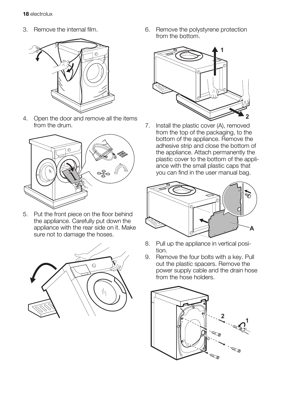 Electrolux EWS 125410 A User Manual | Page 18 / 24