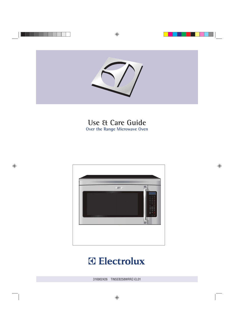 Electrolux Over the Range Microwave Oven TINSEB258WRRZ-EL01 User Manual | 36 pages