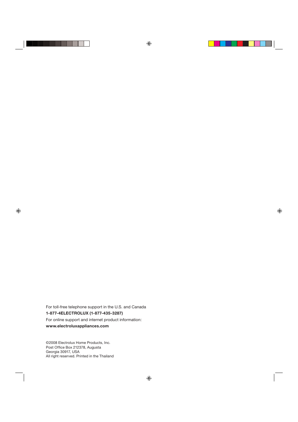 Electrolux Over the Range Microwave Oven TINSEB258WRRZ-EL01 User Manual | Page 36 / 36