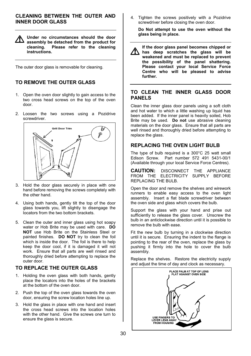 Electrolux EOB 949 User Manual | Page 30 / 36