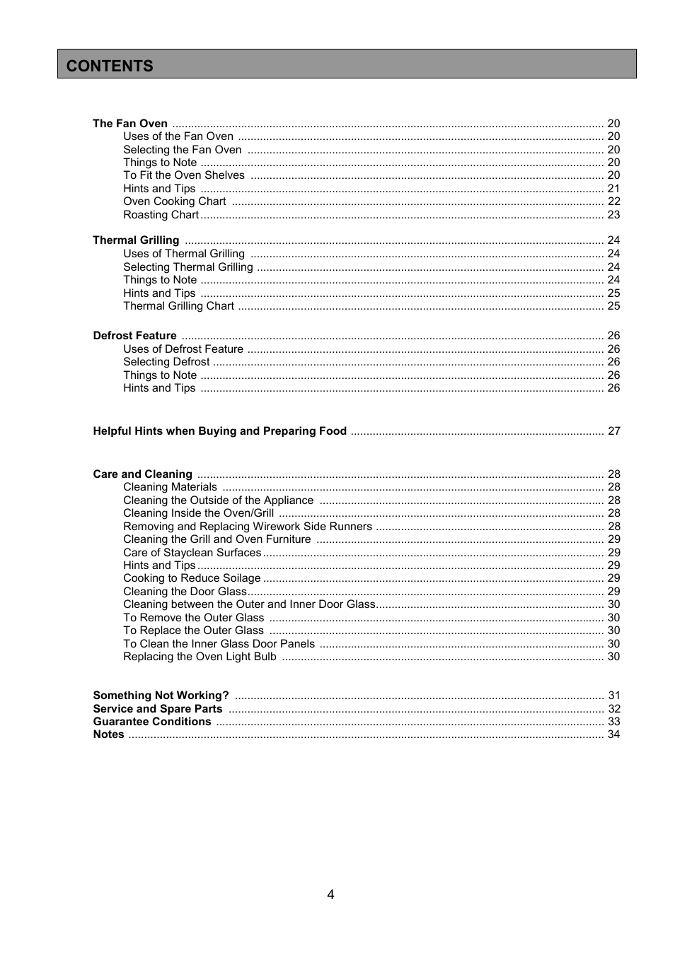 Electrolux EOB 949 User Manual | Page 4 / 36